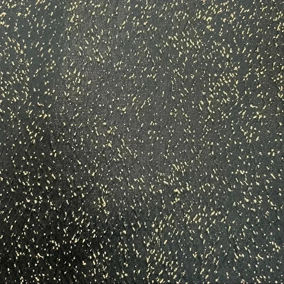 Theyskens' Theory Dino Dress Black Gold Sparkle Metallic Shift Sheath Sleeveless - Picture 4 of 5